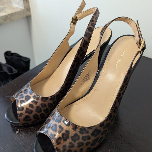 Nine West patent leather leopard - Picture 3 of 3